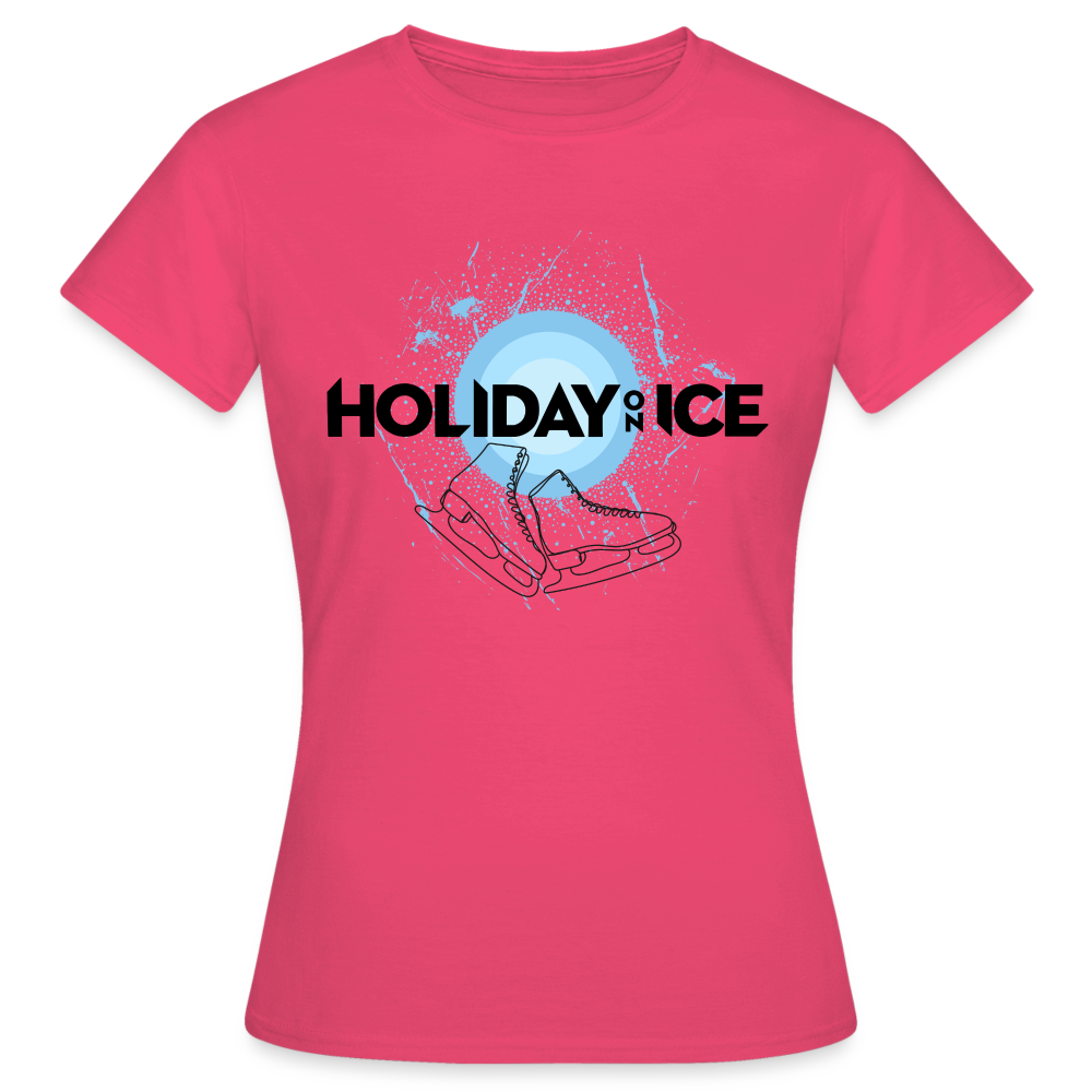 T-Shirt lady Holiday skate - azalea