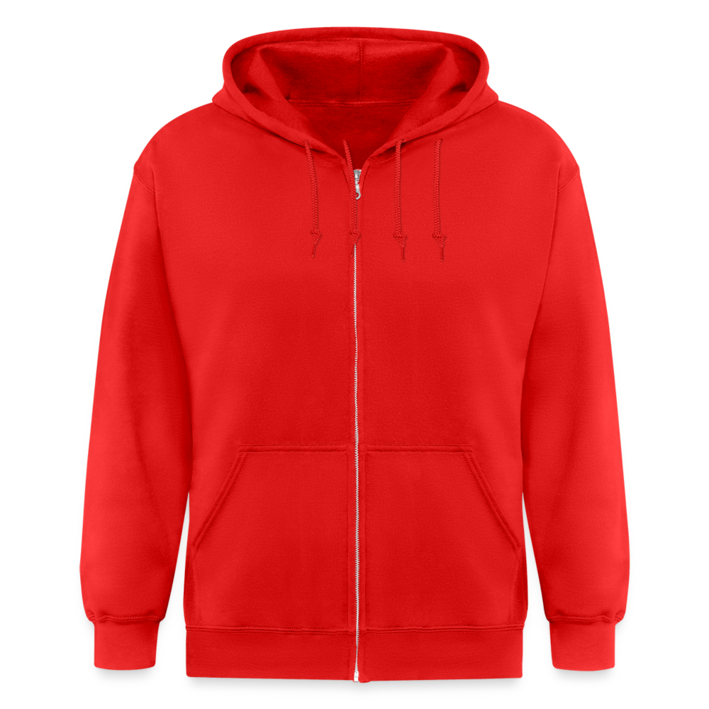 Full zip hoodie Holiday skate - red