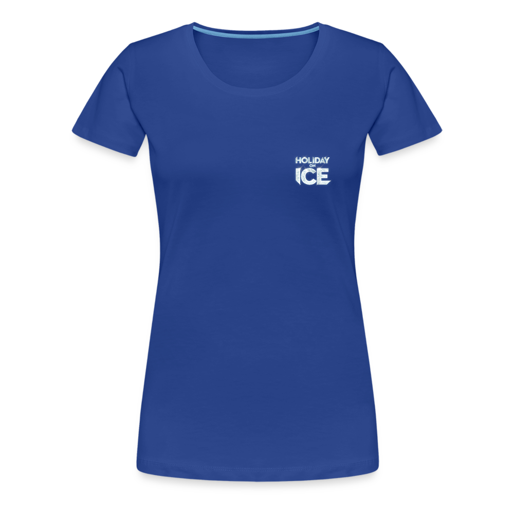 Women’s Premium T-Shirt _ Ice crystal - royal blue