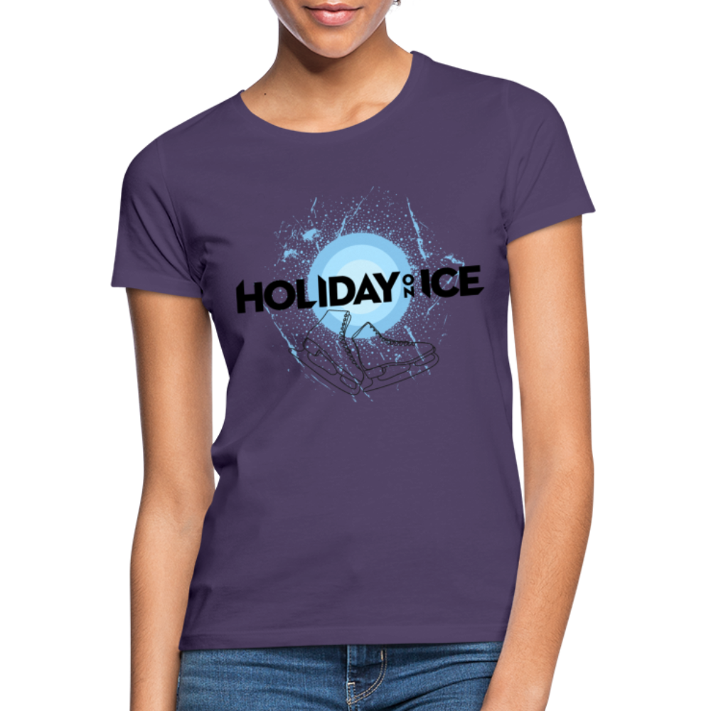 T-Shirt lady Holiday skate - dark purple