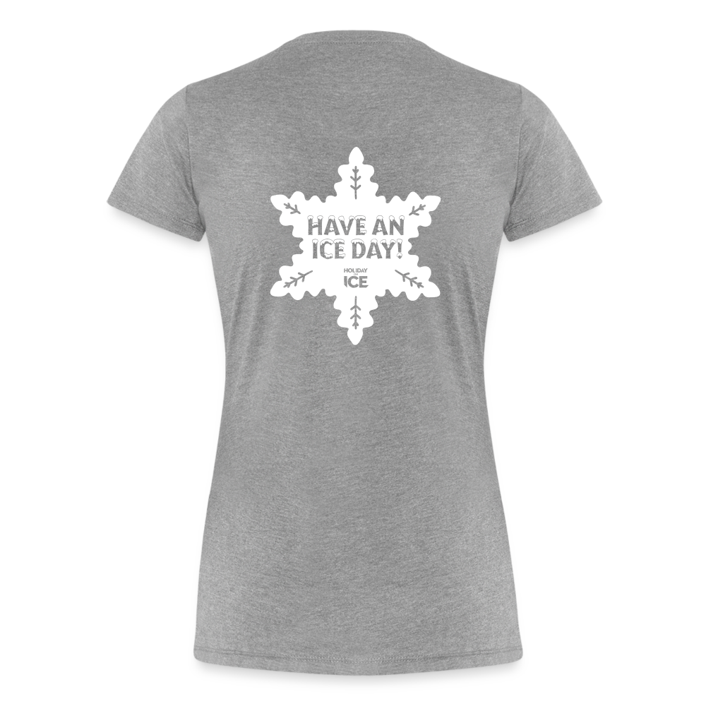 Women’s Premium T-Shirt _ Ice crystal - heather grey