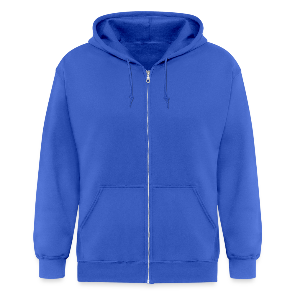 Full zip hoodie Holiday skate - royal blue