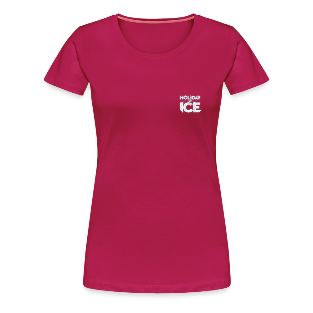 Women’s Premium T-Shirt _ Ice crystal - dark pink