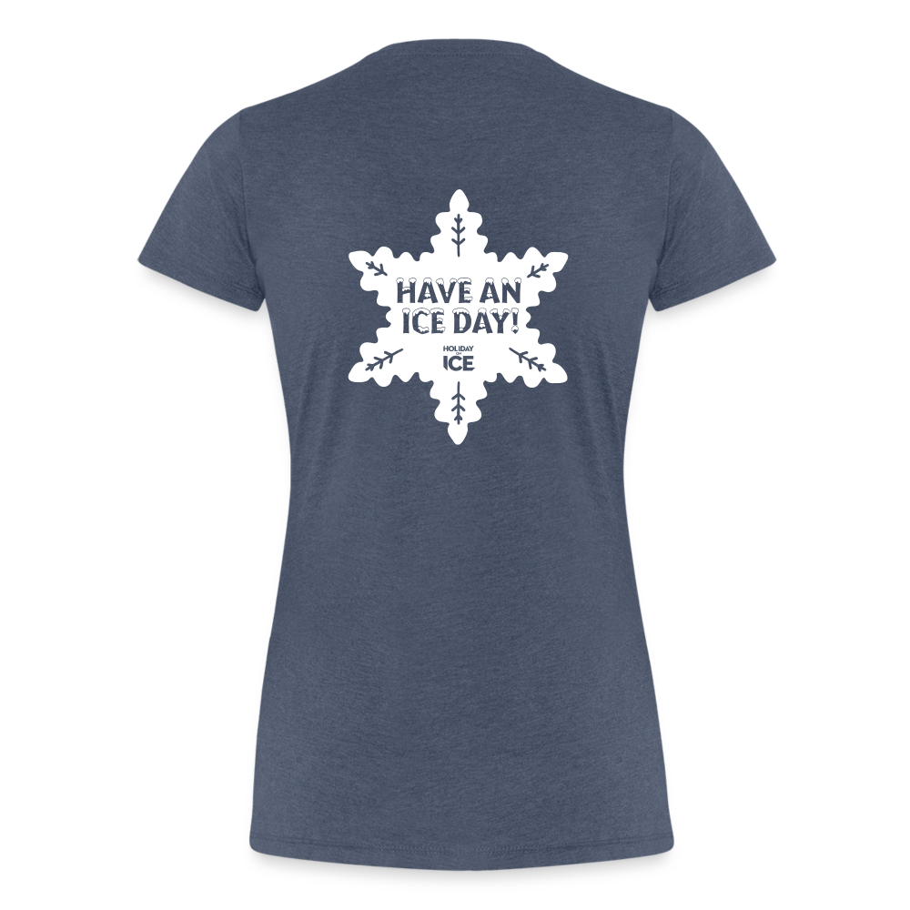 Women’s Premium T-Shirt _ Ice crystal - heather blue