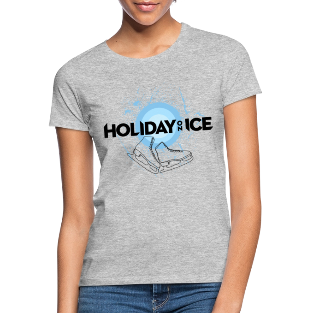 T-Shirt lady Holiday skate - heather grey