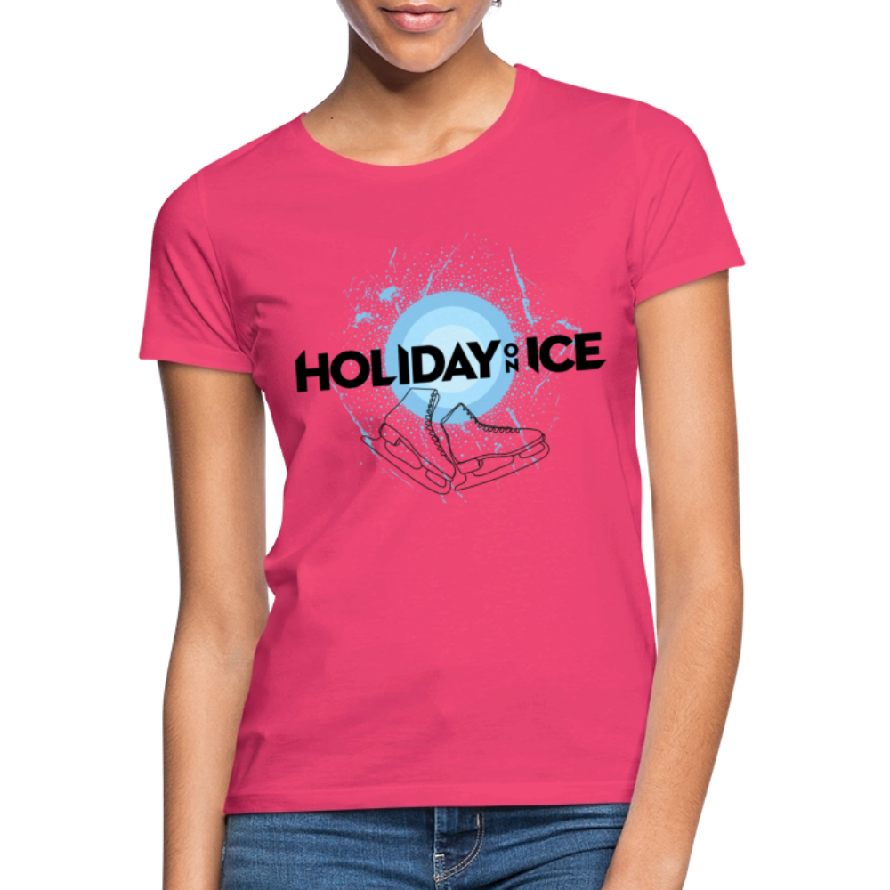 T-Shirt lady Holiday skate - azalea