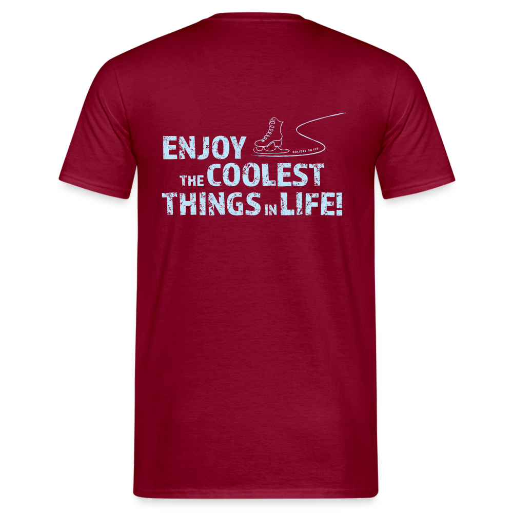 T-Shirt enjoy life - brick red