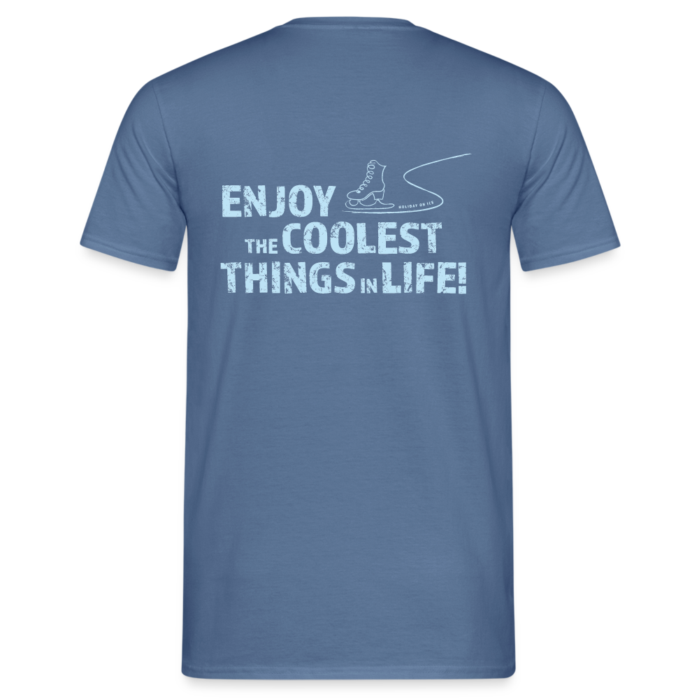 T-Shirt enjoy life - dove blue