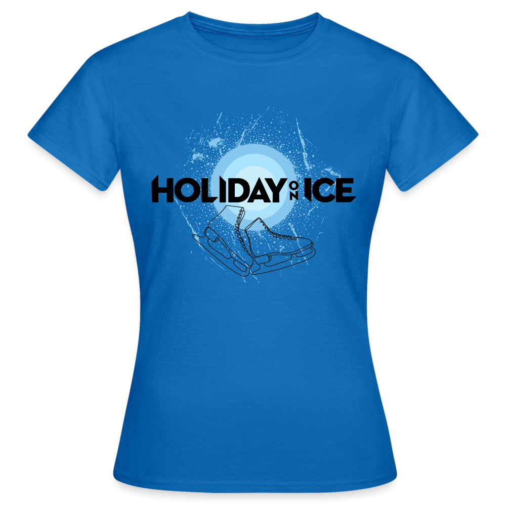 T-Shirt lady Holiday skate - royal blue
