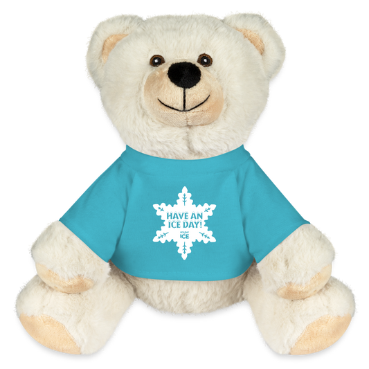 MiniFeet® RecycelBär® Teddy Bear Cream - atoll blue