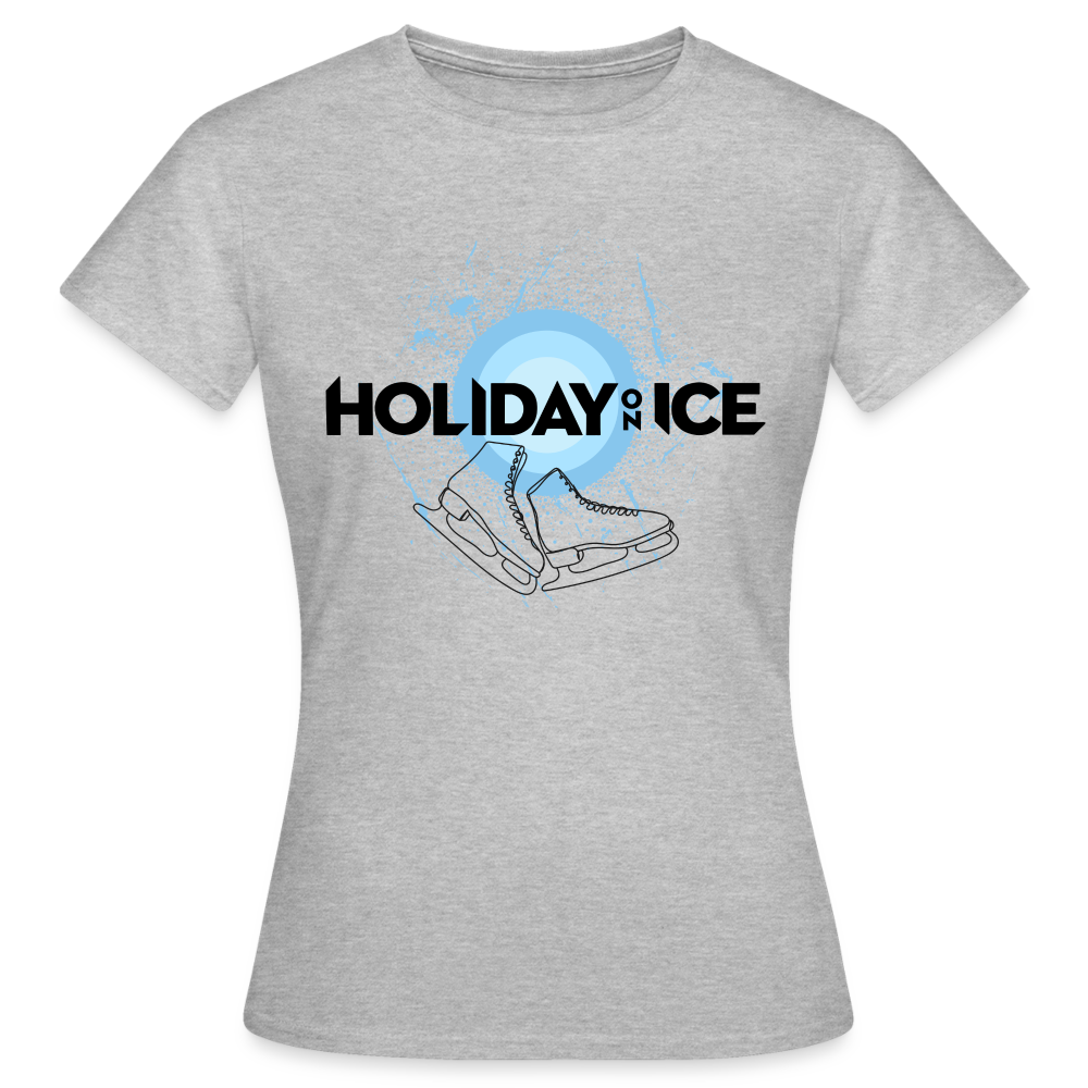 T-Shirt lady Holiday skate - heather grey