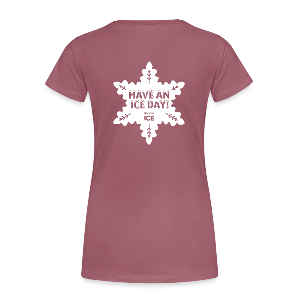 Women’s Premium T-Shirt _ Ice crystal - mauve