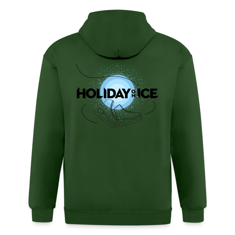 Full zip hoodie Holiday skate - forrest