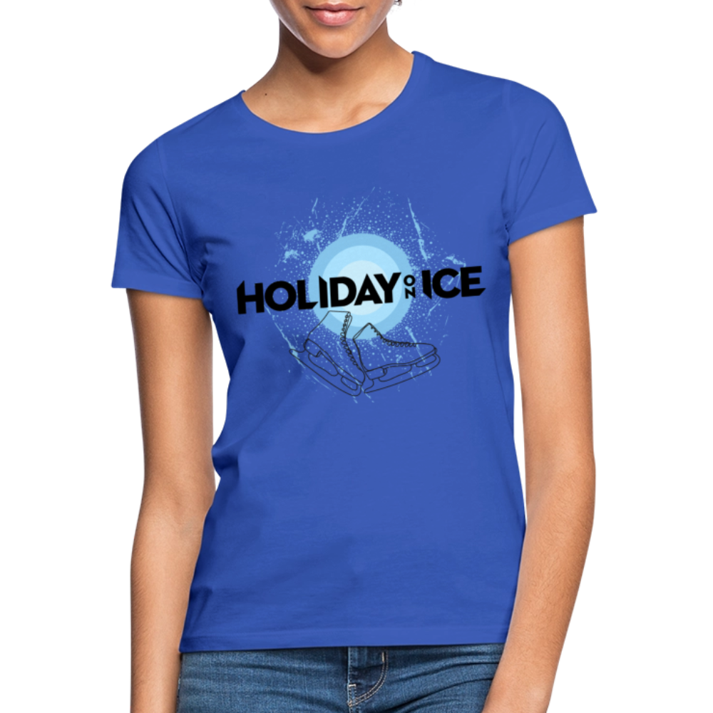T-Shirt lady Holiday skate - royal blue