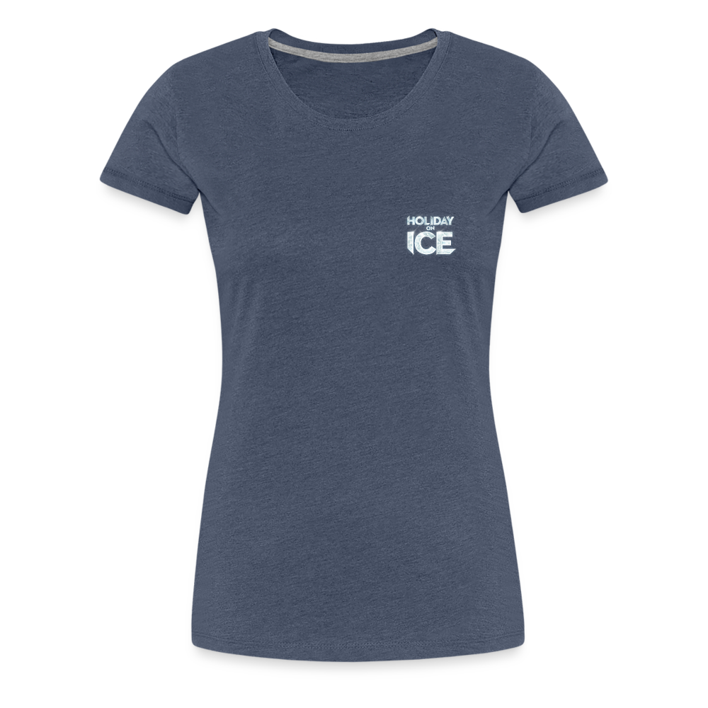 Women’s Premium T-Shirt _ Ice crystal - heather blue