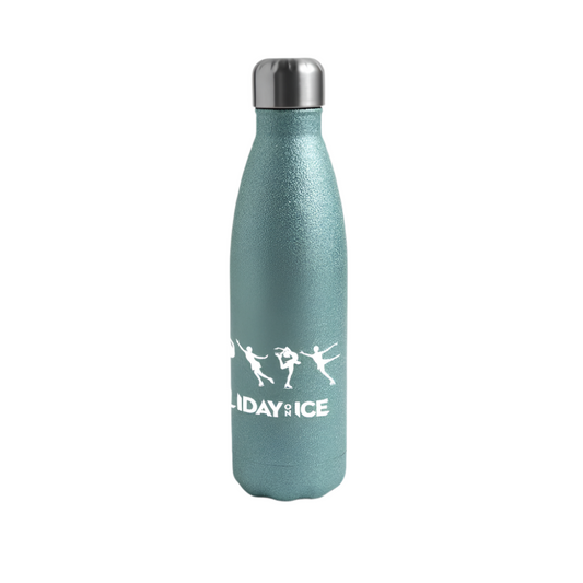 Glitter Stainless Steel Thermal Bottle - blue glitter