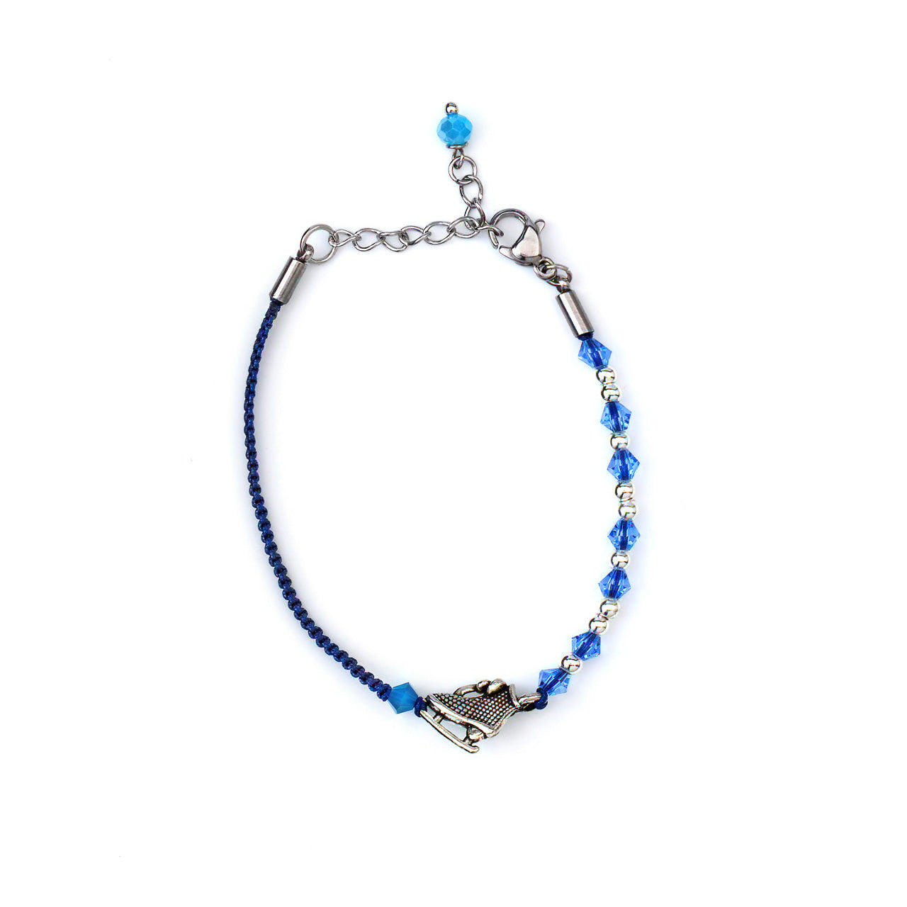 Armband 'Colourful Skate' - Blauw