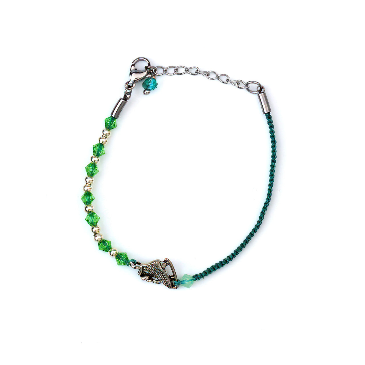 Armband 'Colourful Skate' - Groen