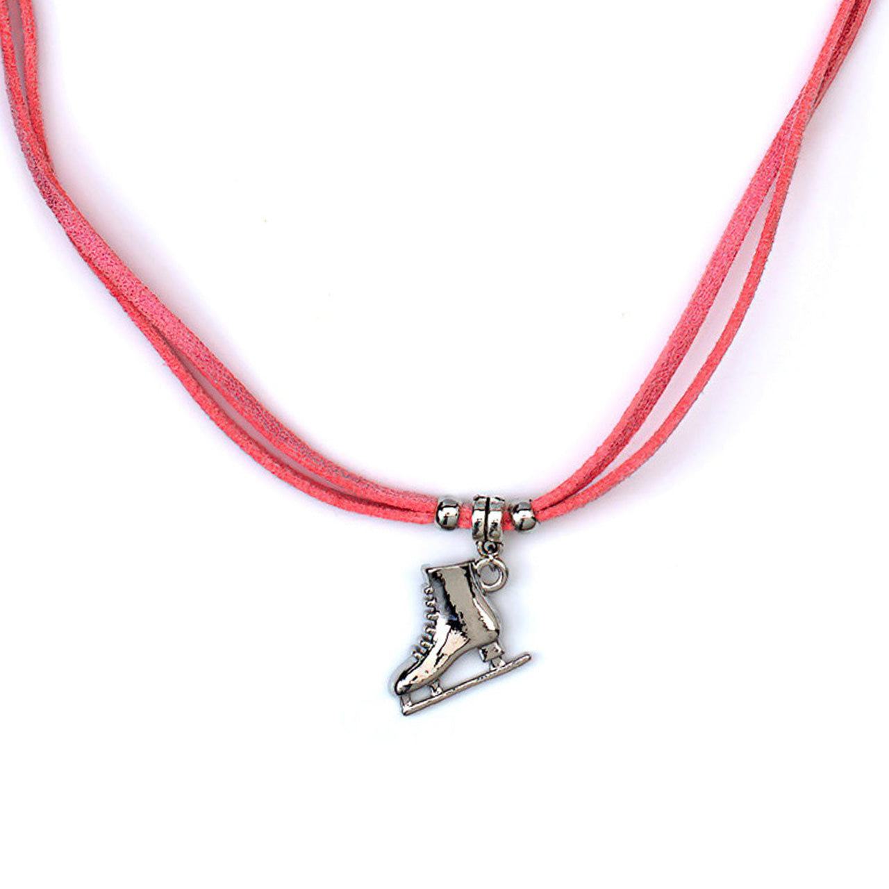 Ketting 'Lovely suede' - Roze