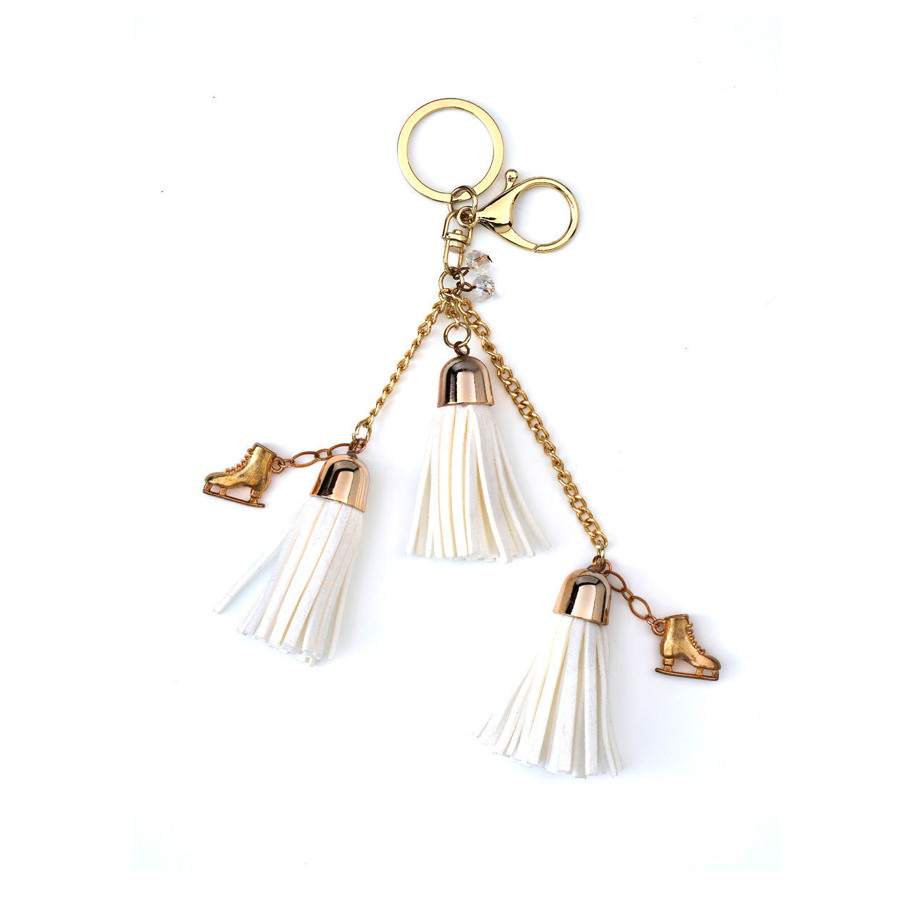 Key ring 'Glamour' - White