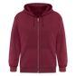 Full zip hoodie Holiday skate - Maroon