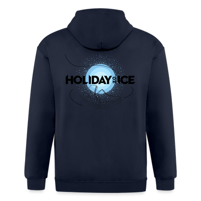 Full zip hoodie Holiday skate - Navy