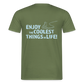 T-Shirt enjoy life - military green