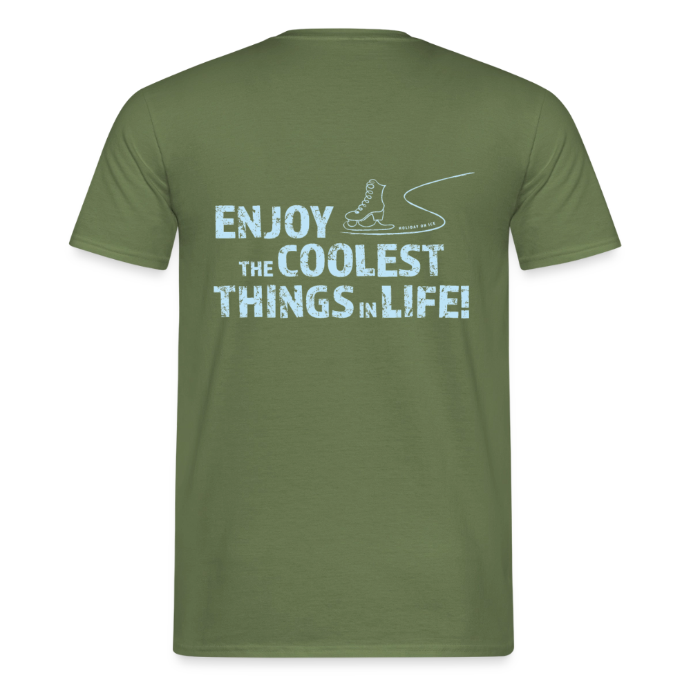 T-Shirt enjoy life - military green