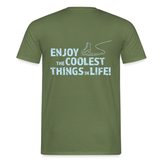 T-Shirt enjoy life - military green