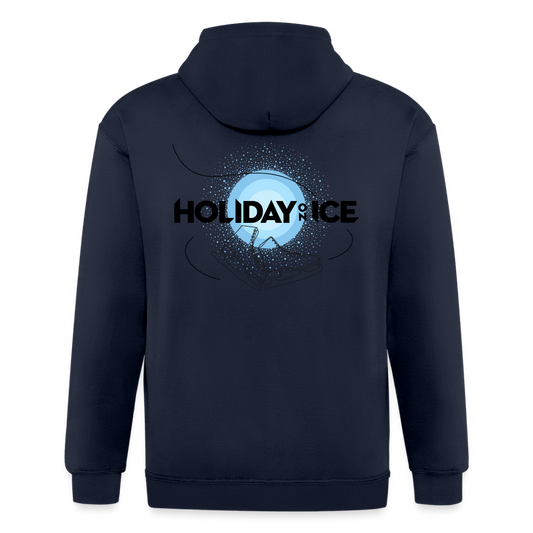 Full zip hoodie Holiday skate - navy