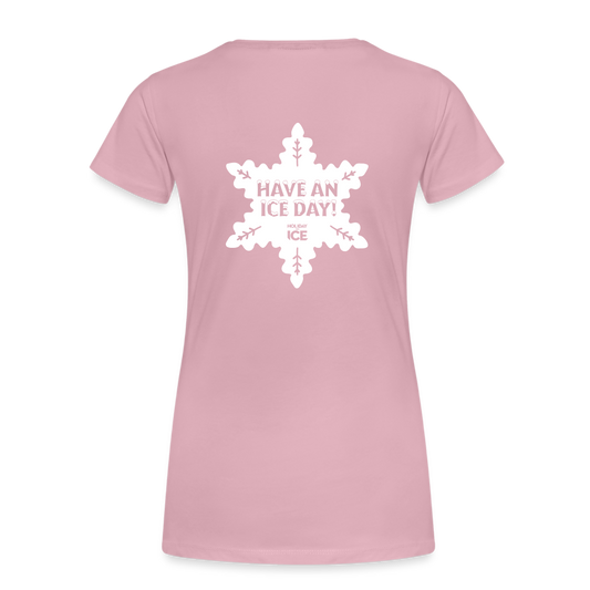 Women’s Premium T-Shirt _ Ice crystal - rose shadow