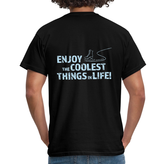 T-Shirt enjoy life - black