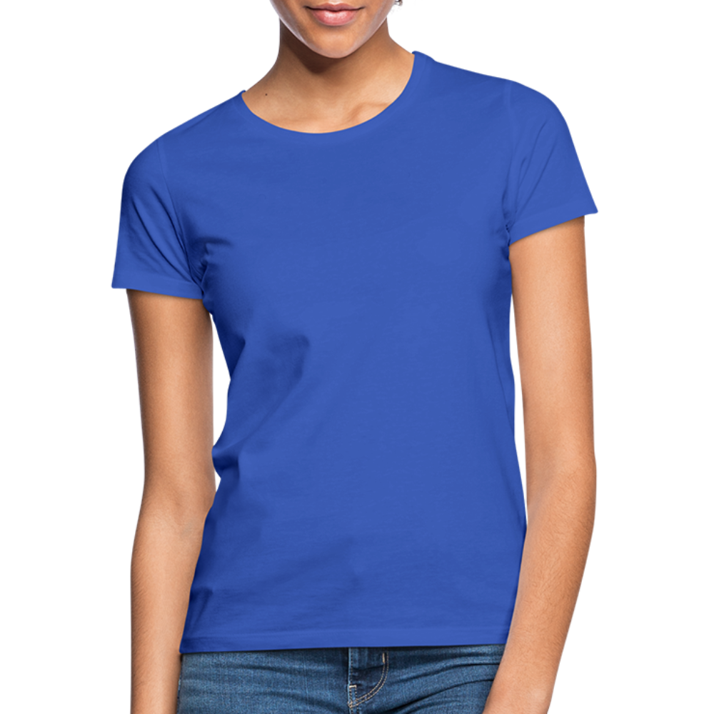 T-Shirt lady Holiday skate snow - Royalblau