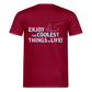 T-Shirt enjoy life - brick red
