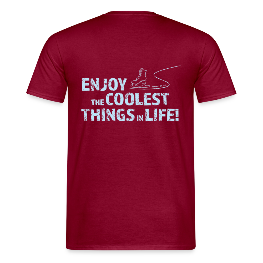 T-Shirt enjoy life - brick red