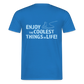 T-Shirt enjoy life - royal blue