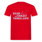 T-Shirt enjoy life - red