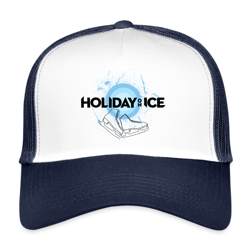 Trucker Cap Holiday skate - white/navy