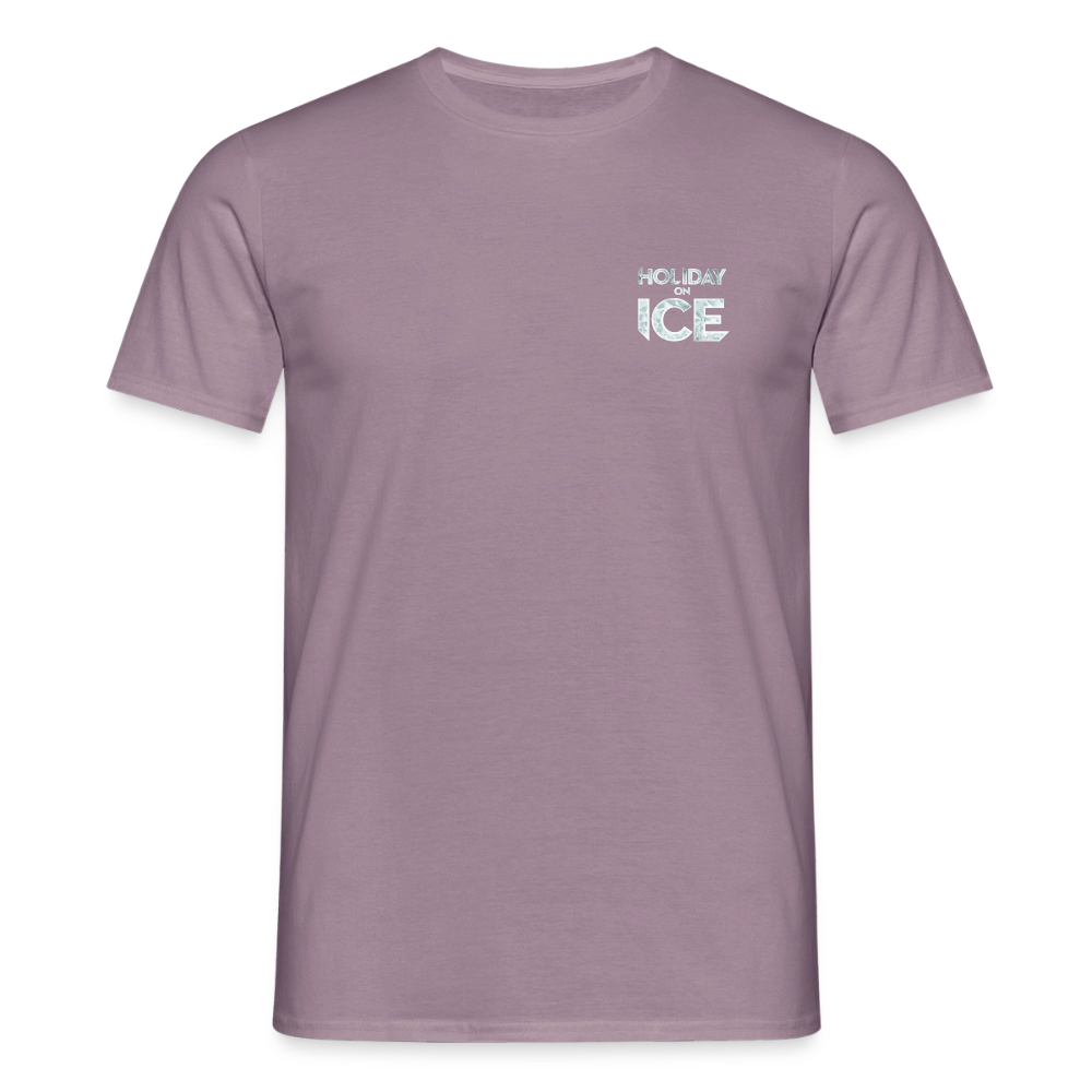 T-Shirt enjoy life - purple-grey 