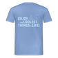 T-Shirt enjoy life - carolina blue