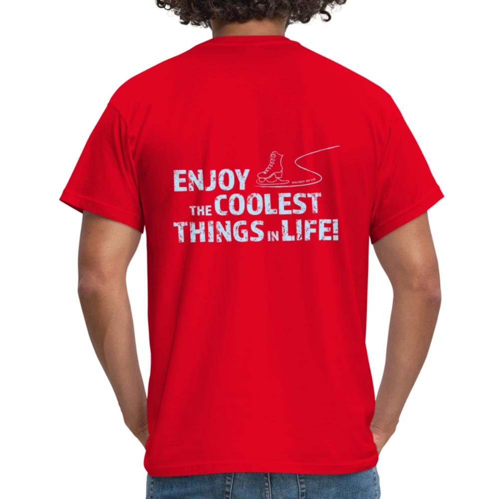 T-Shirt enjoy life - Rot