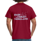 T-Shirt enjoy life - Ziegelrot