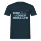 T-Shirt enjoy life - navy