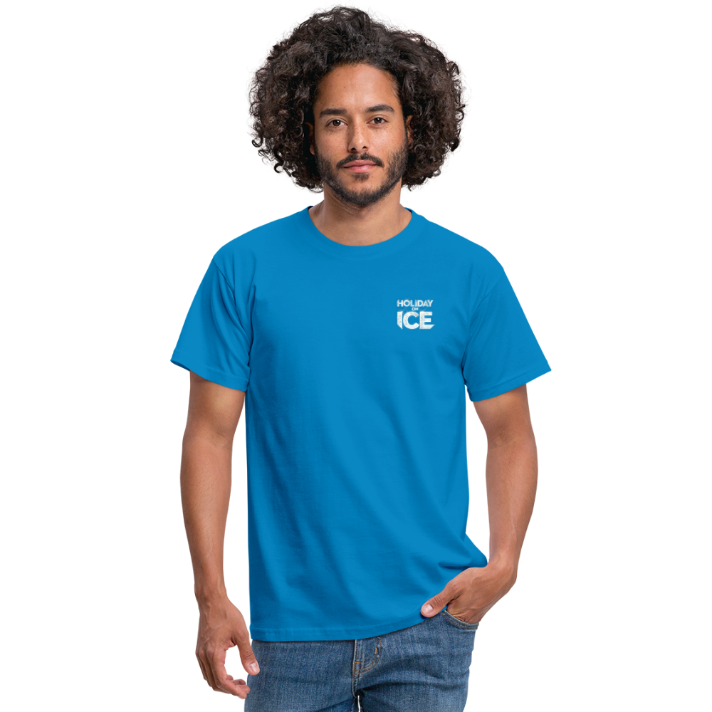 T-Shirt enjoy life - Royalblau