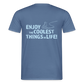 T-Shirt enjoy life - dove blue 