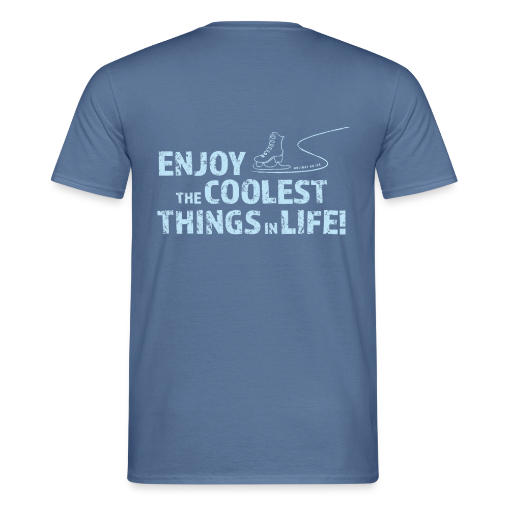 T-Shirt enjoy life - dove blue 